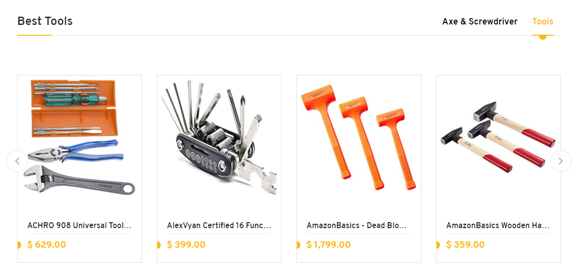 Cart & Category Sidebar